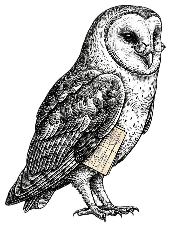 The resident owl who creates our ontological relationships
